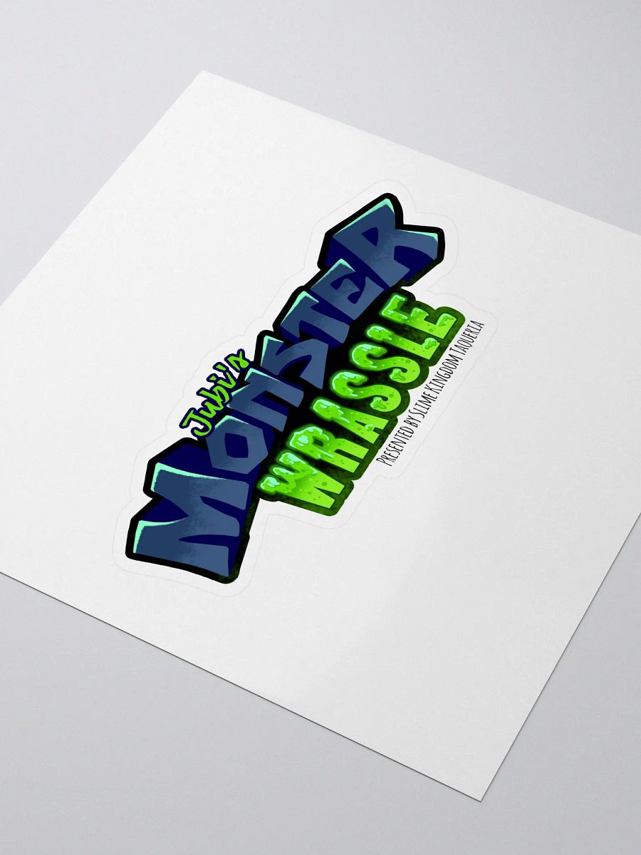 Monster Wrassle Sticker! product image (3)