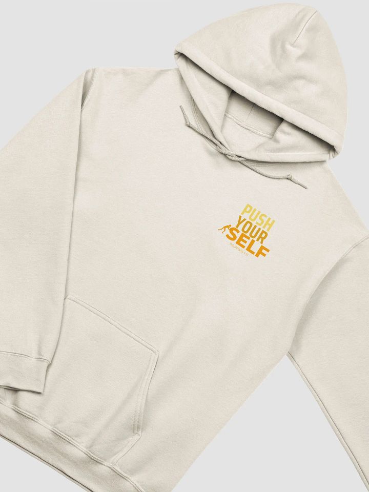 Gildan Classic Push Yourself Hoodie Beige_SC product image (2)