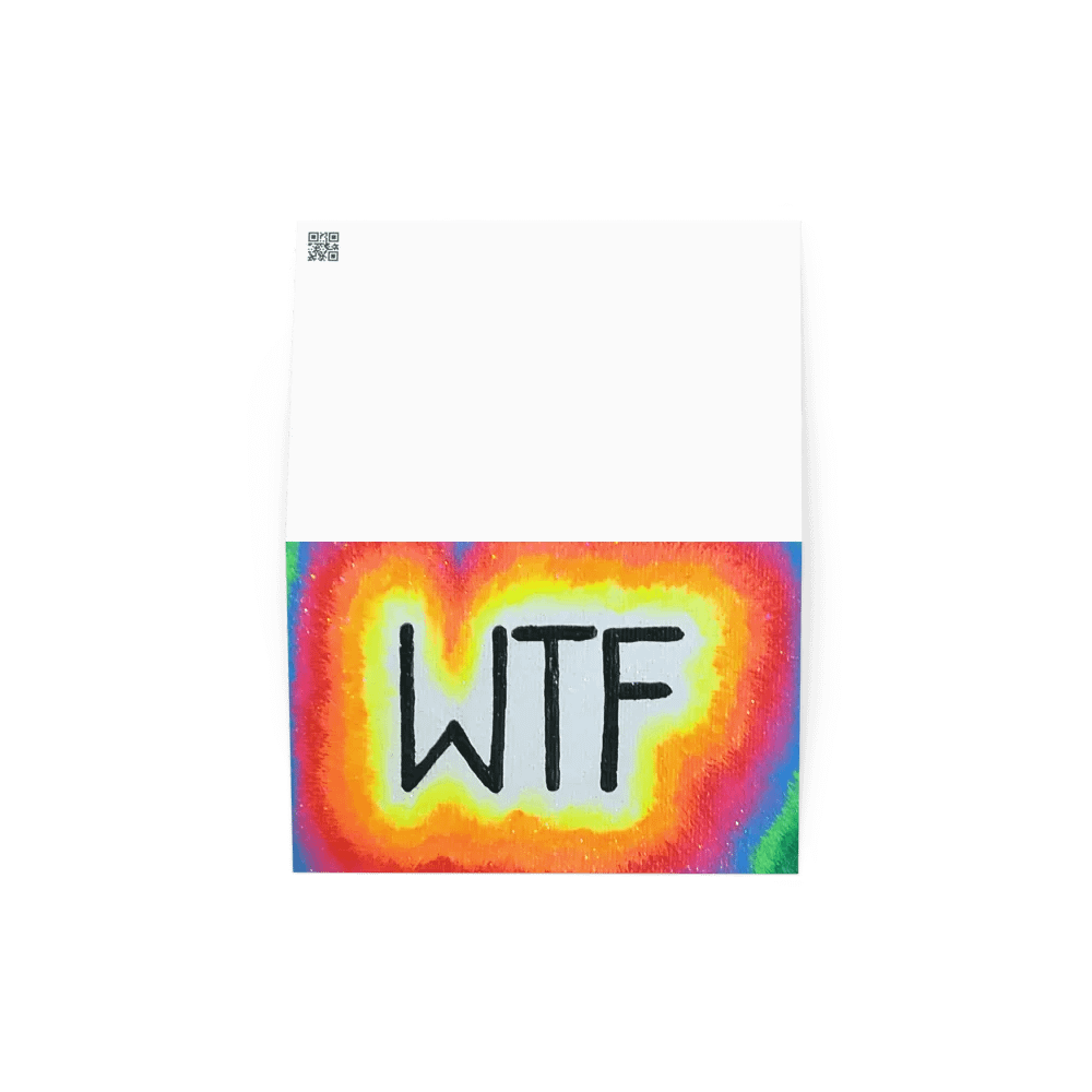 WTF Neon Greeting Card product image (2)