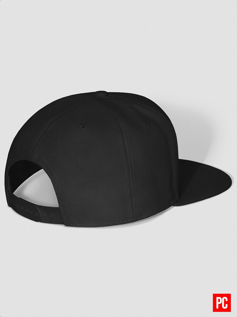 Plain Color Black Wool Blend Snapback Cap product image (6)