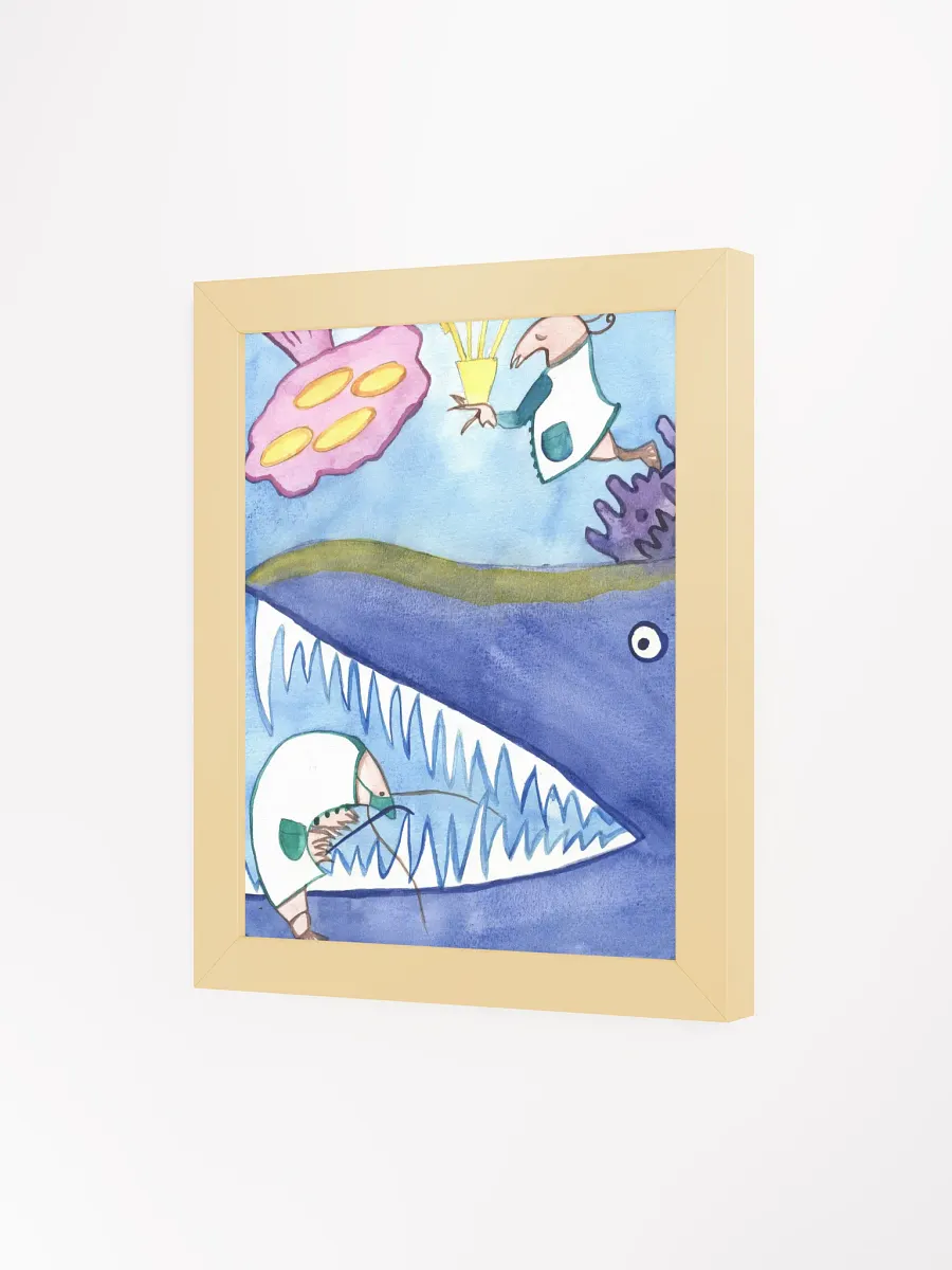 Shrimp Dentist Framed Print product image (25)