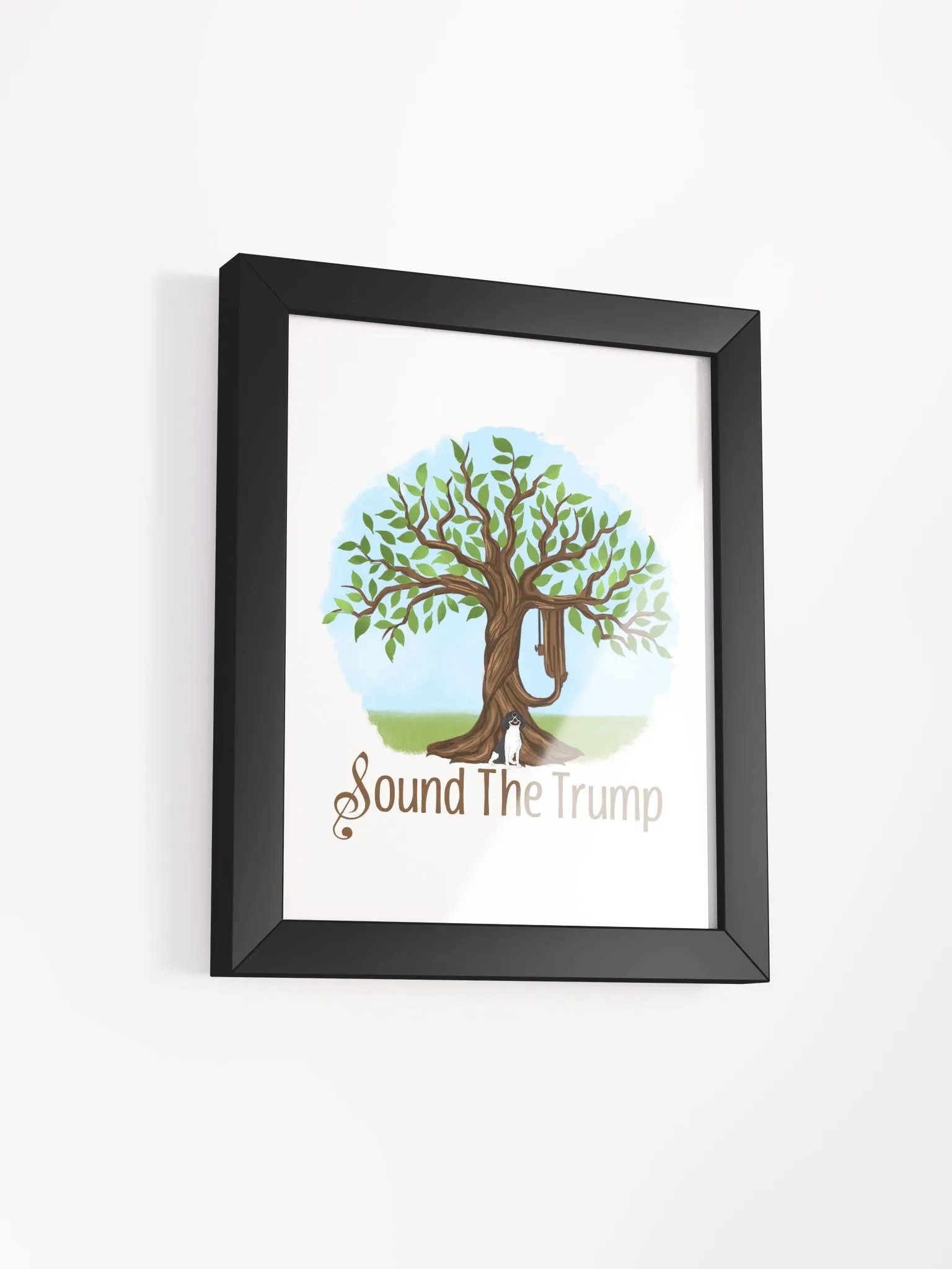 Framed Matte Poster | Sound the Trump product image (2)