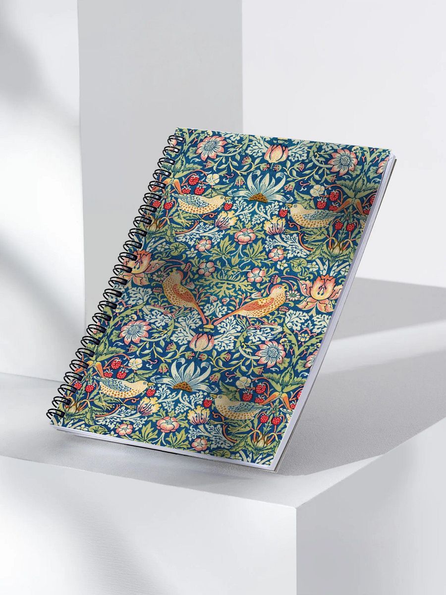 Strawberry Thief: William Morris: Spiral Notebook product image (4)
