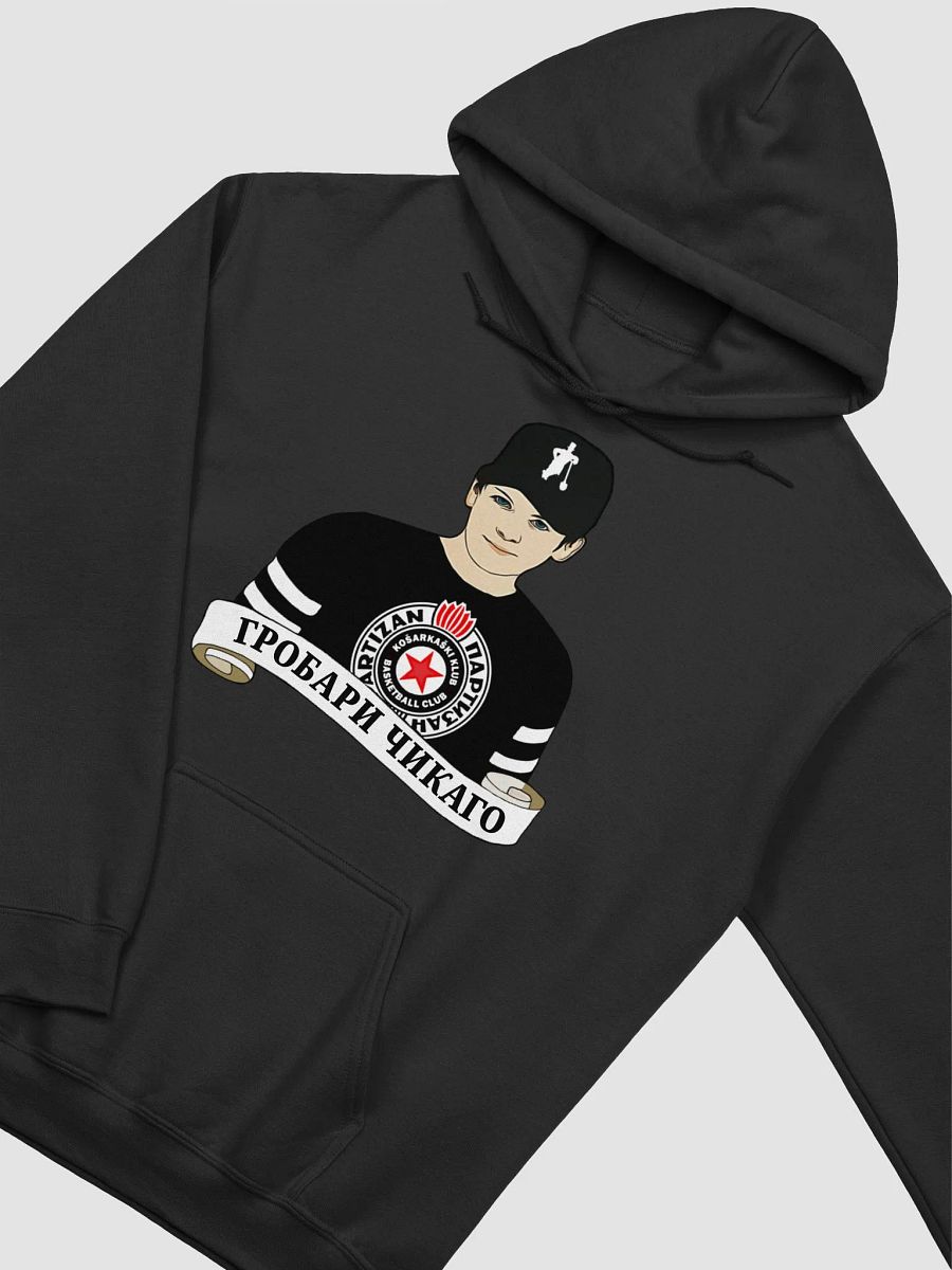 Grobari Čikago KK Partizan Gildan Classic Hoodie product image (3)