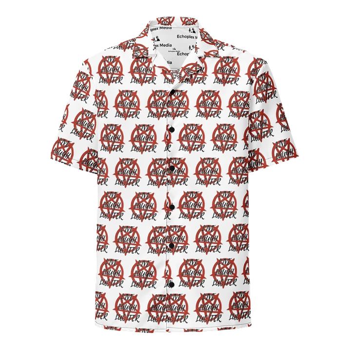 Live Laugh Lucifer Hawaiian Style Shirt - White product image (1)