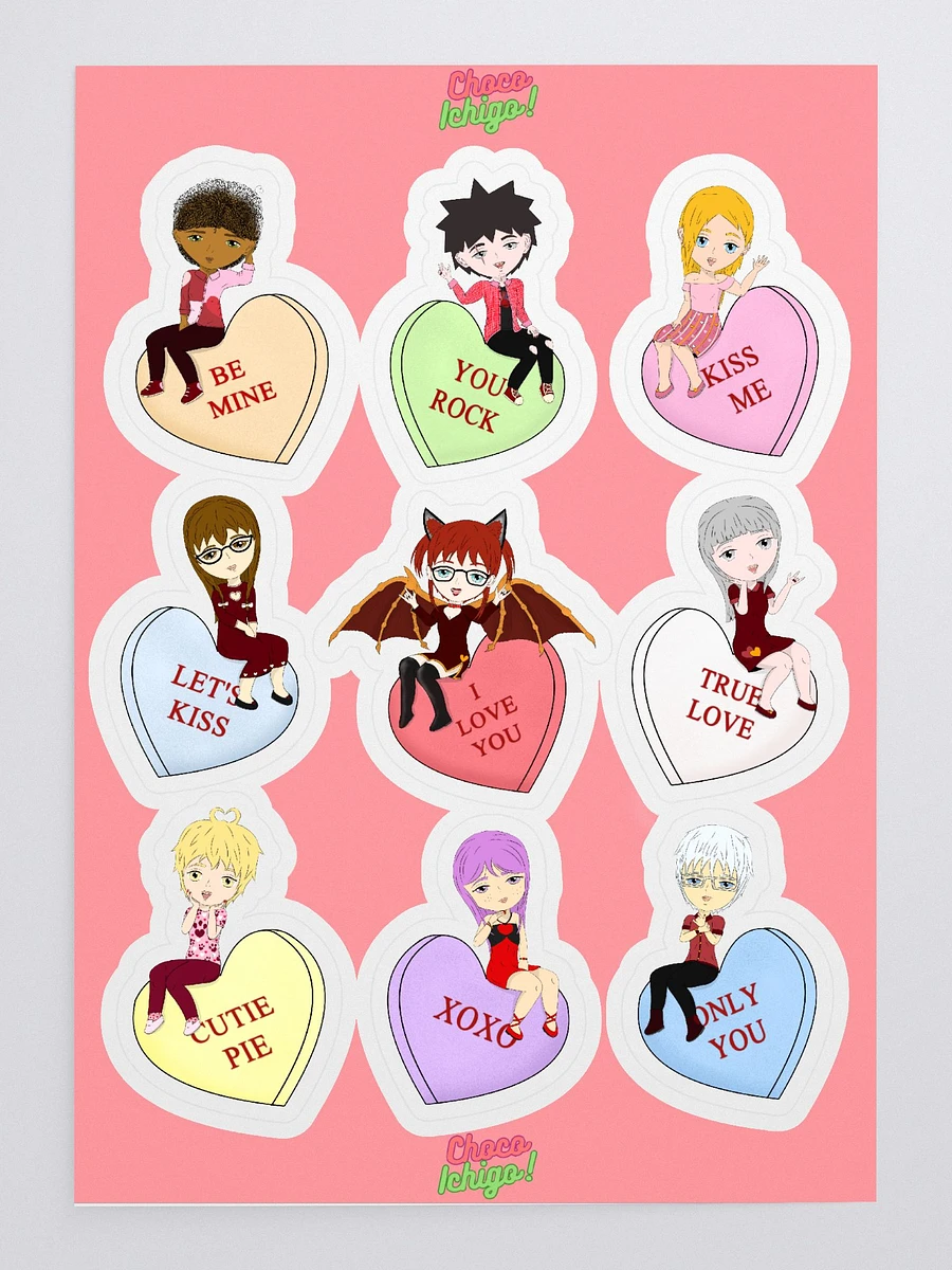 Valentine's Conversation Hearts Stickers product image (3)