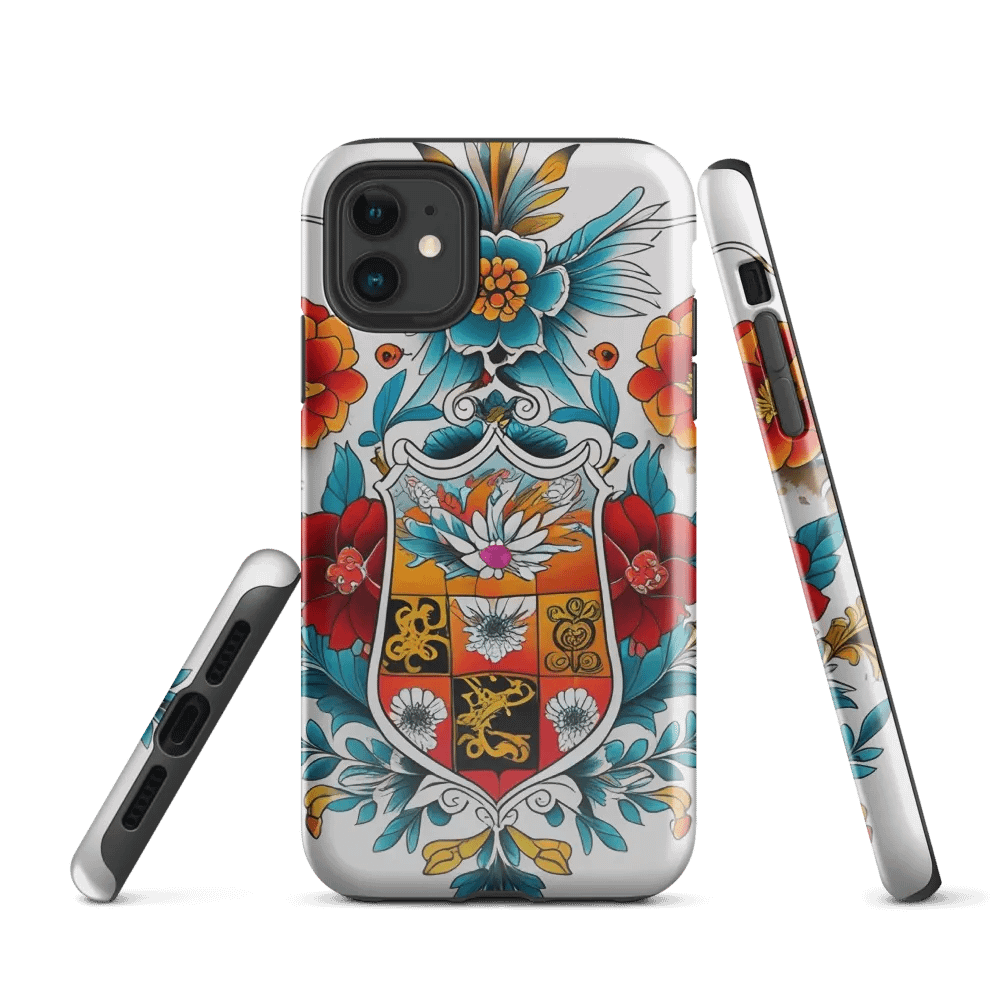 Floral Crest Defender iPhone® Case product image (1)