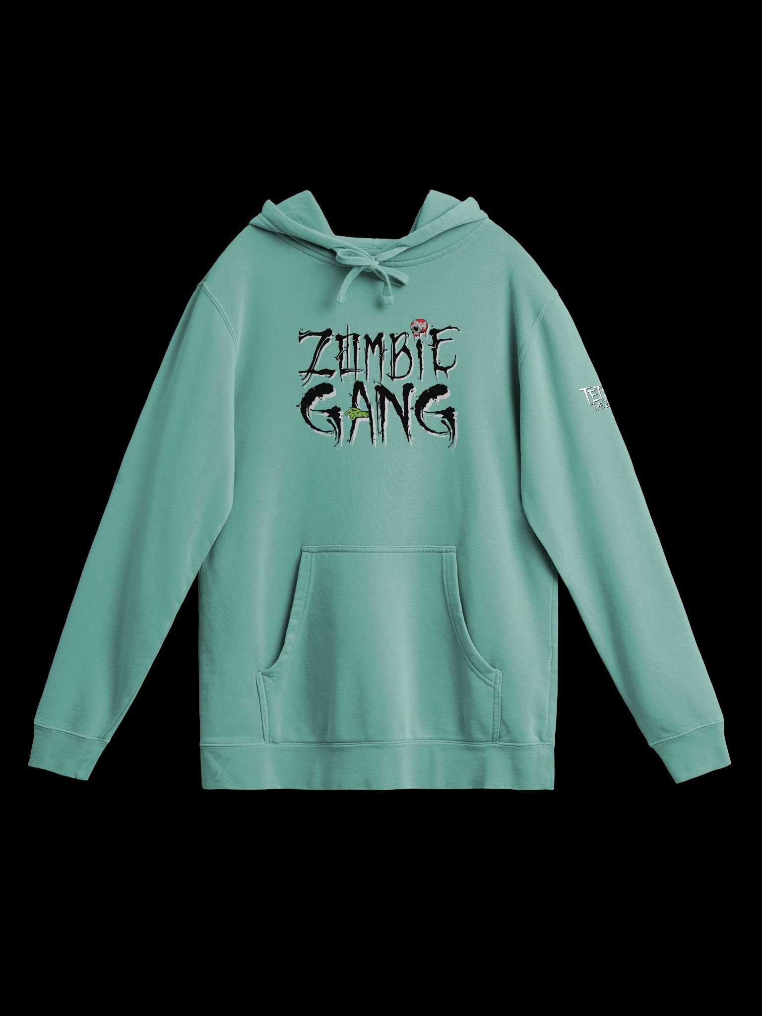 Zombie Gang Independent Trading Co. Pigment Dyed Hoodie product image (37)