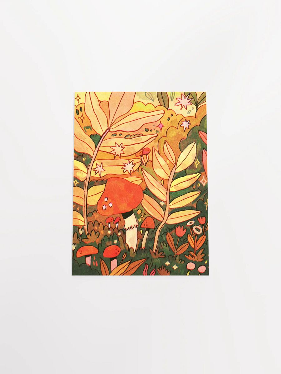 Mushrooms & Leaves Print product image (5)