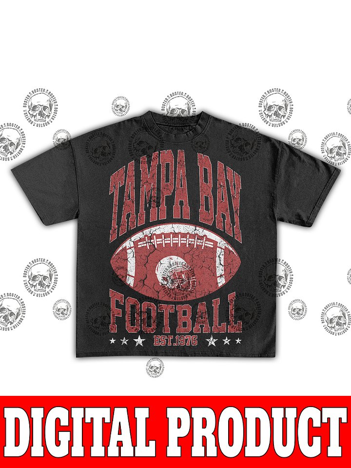 Tampa Bay Buccaneers 1976 Vintage Football Bootleg Graphic product image (1)