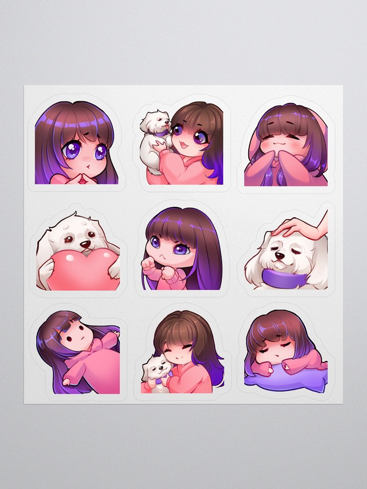 Angel n Alaska sticker sheet product image (1)