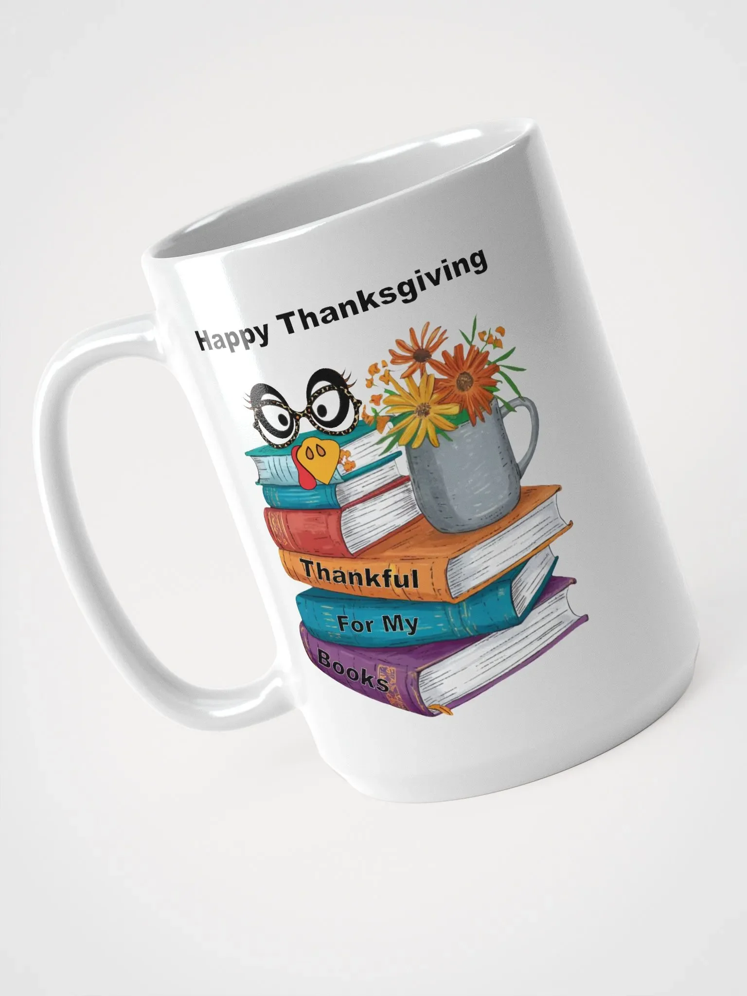 Thankful for books Tall Mug product image (3)