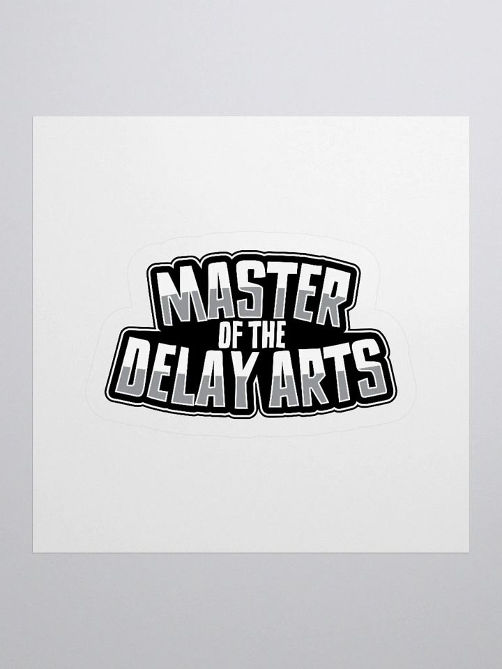 Master of the Delay Arts – Funny Gamer Sticker product image (3)