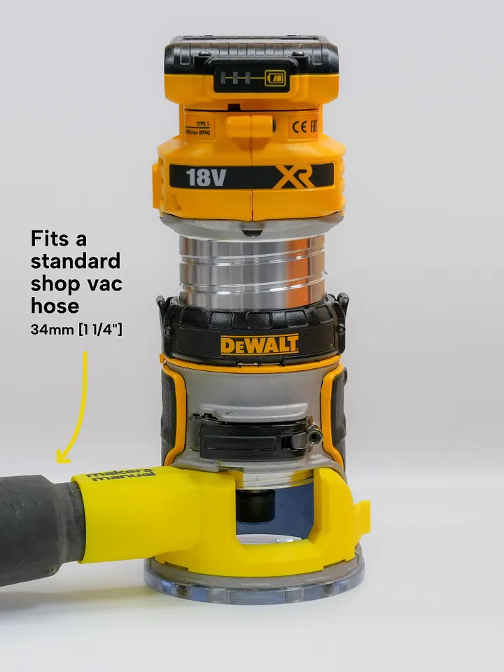 Dewalt Router Dust Extraction Adapter product image (2)