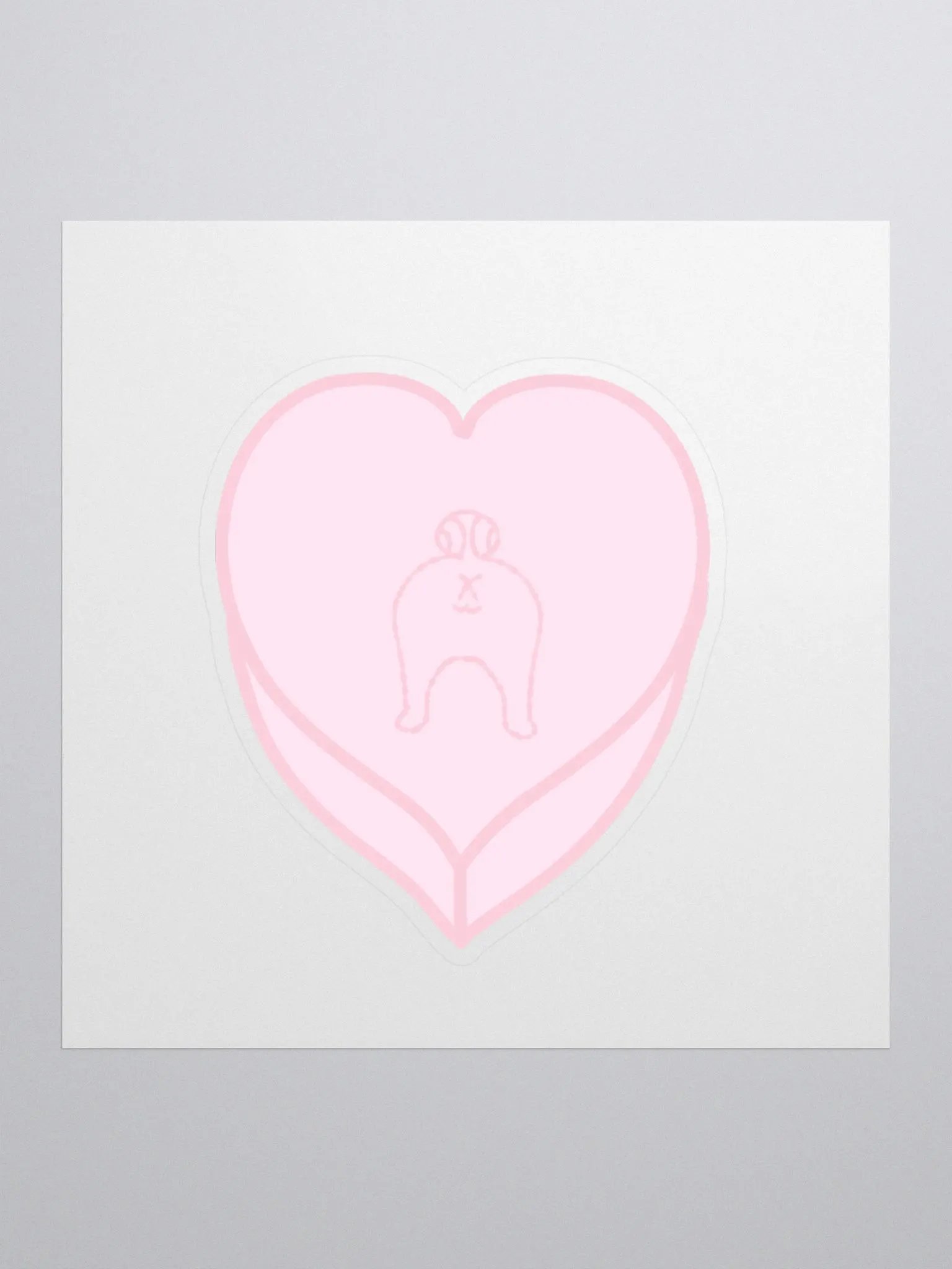 Conversation Heart Kousei Butt ~ sticker product image (1)