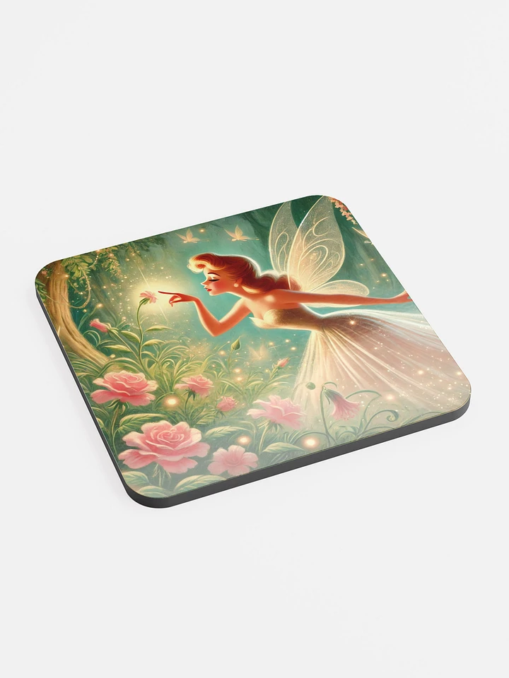 Enchanted Flower Fairy Cork Coaster product image (2)