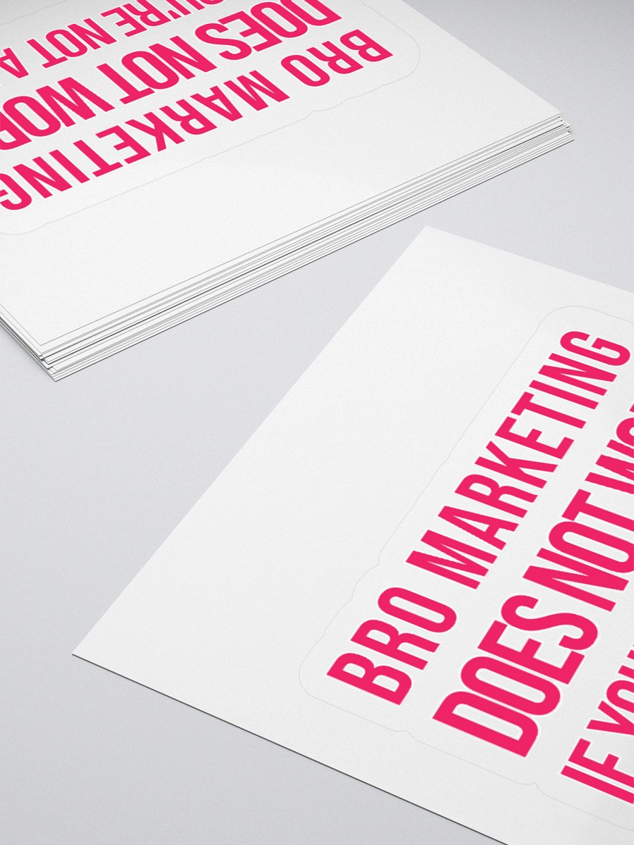 Bro Marketing Sticker product image (4)