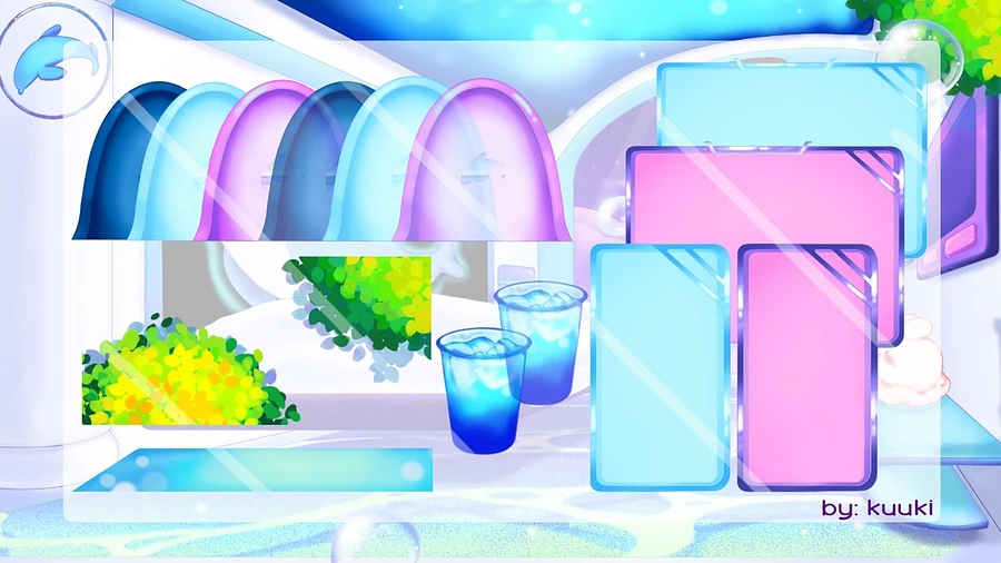 [Animated Background Set] Blue Summer 🎋 product image (3)