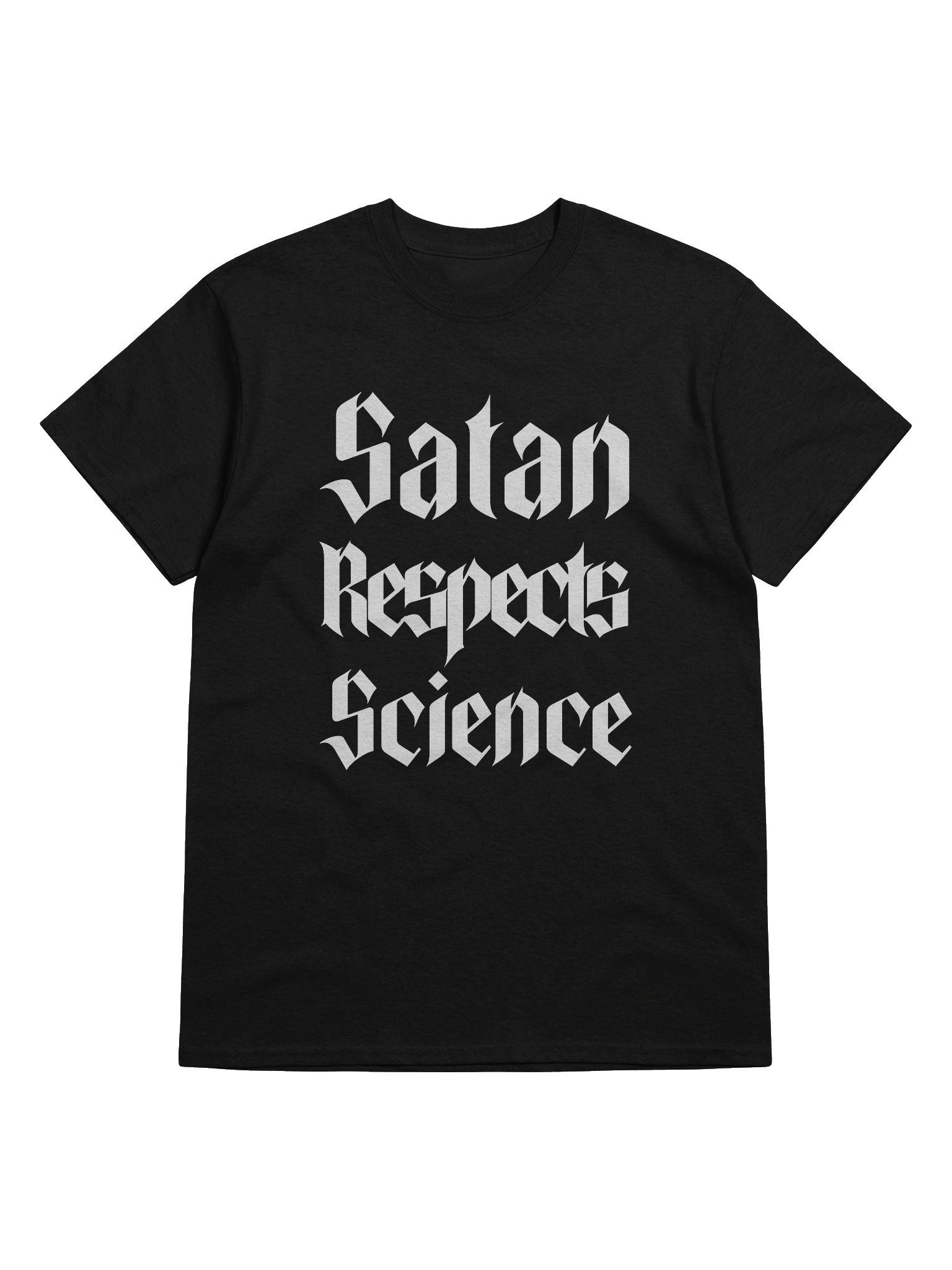 Satan Respects Science Tee product image (5)