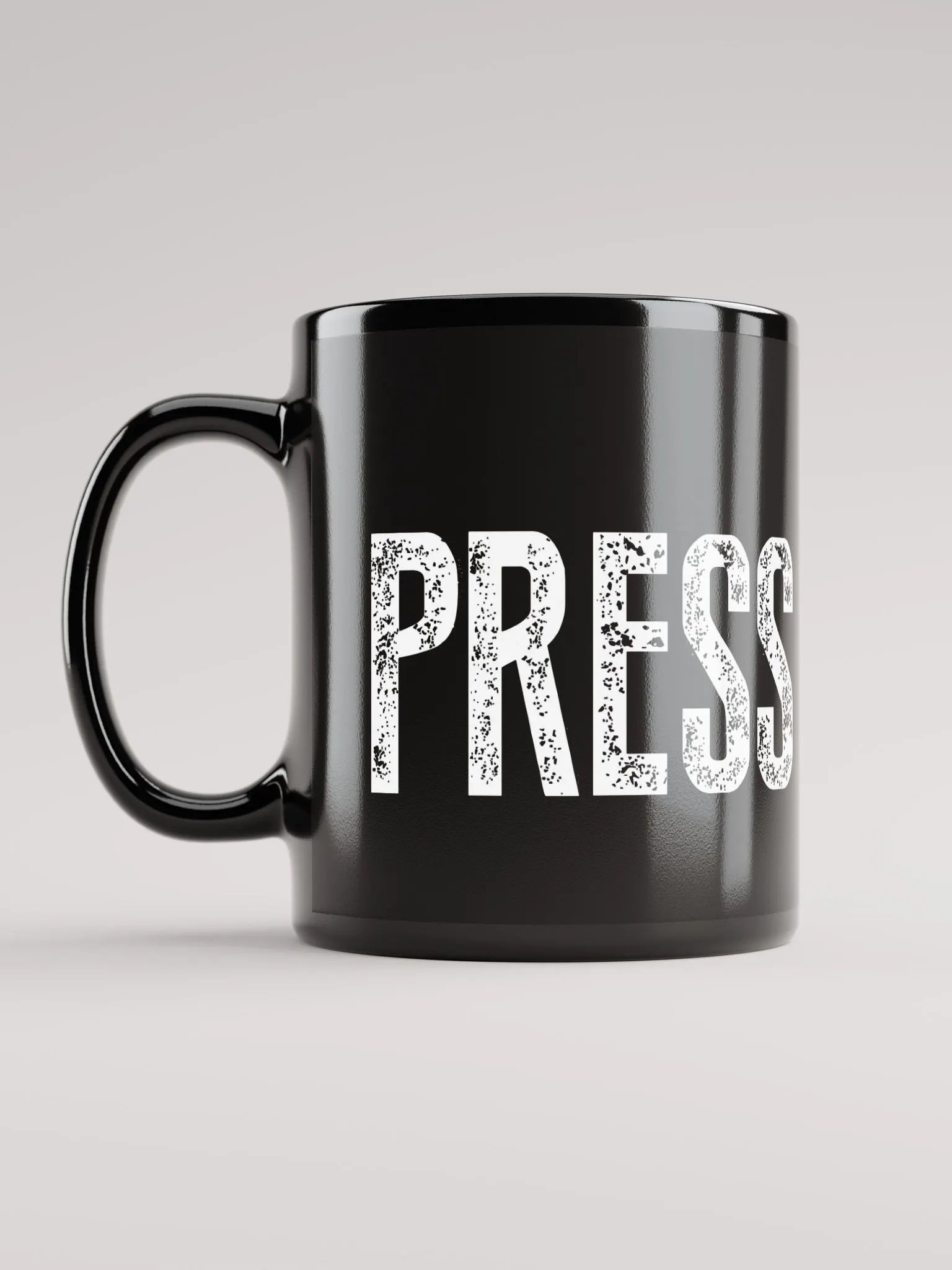 SSN Logo Black Glossy Mug Left Handed product image (3)