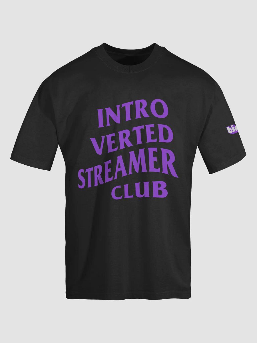 Introverted Streamer Club "Team Purple" Oversized Tee product image (15)