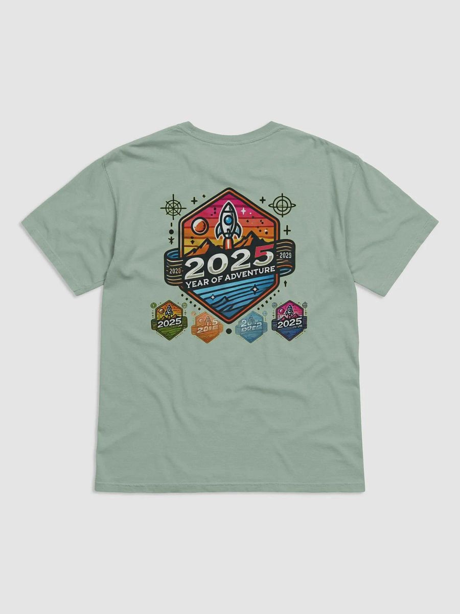 2025 Year of Adventure Illustrated Badge T-Shirt product image (65)