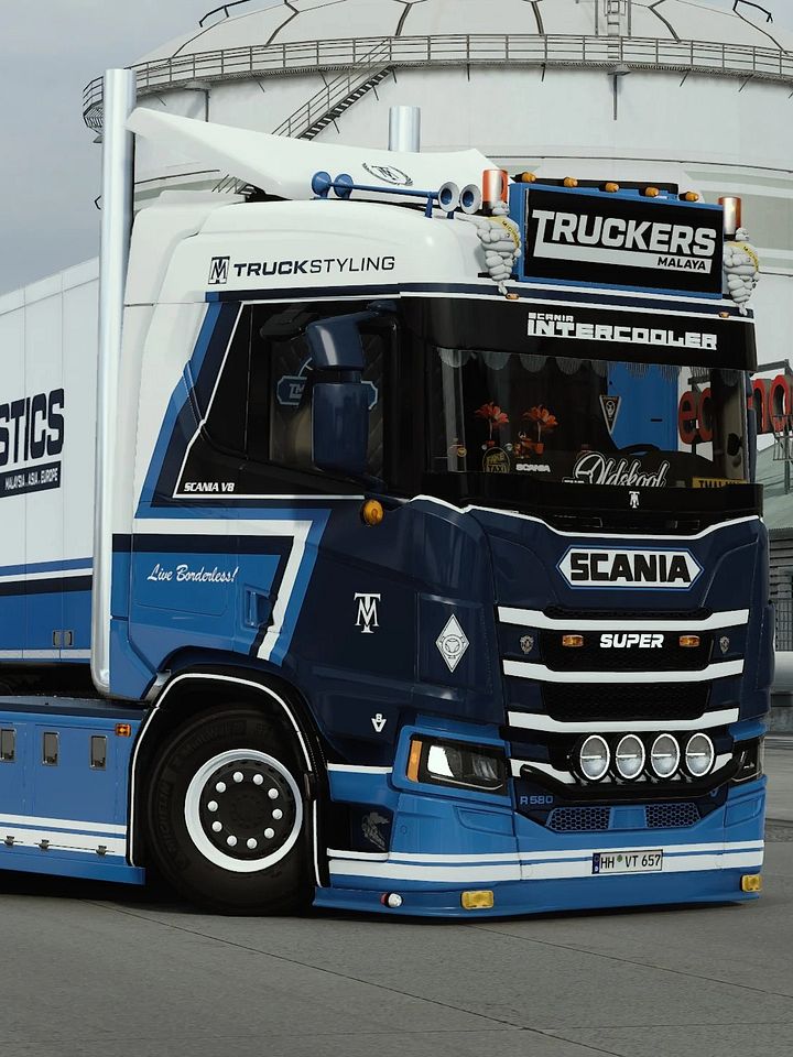 Early Access! ETS2 TM Scania R & S Next Gen 2016 Skin Pack (Glossy & Matte) Changeable Multicolor Skin Pack + Trailer skin product image (2)