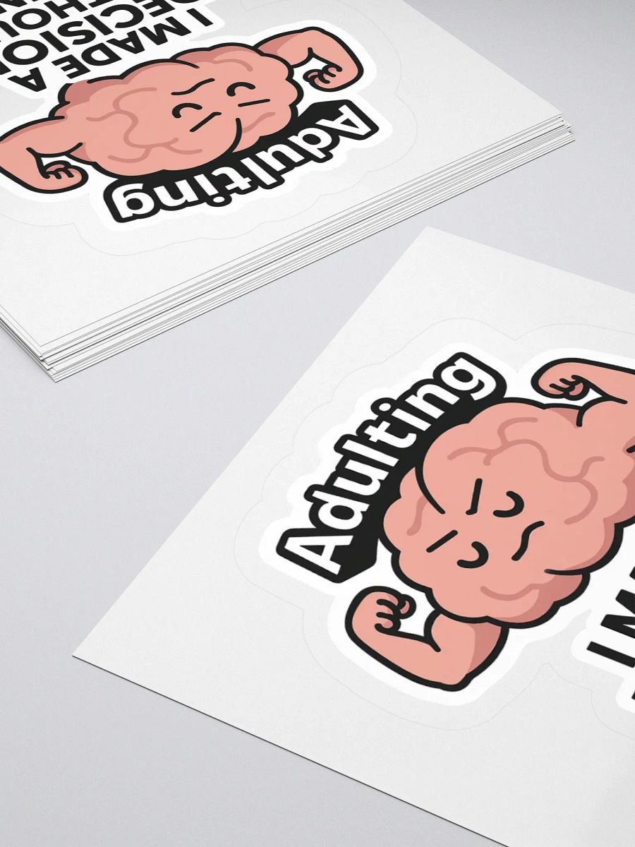 “I Made a Decision Without Overthinking” Sticker product image (16)