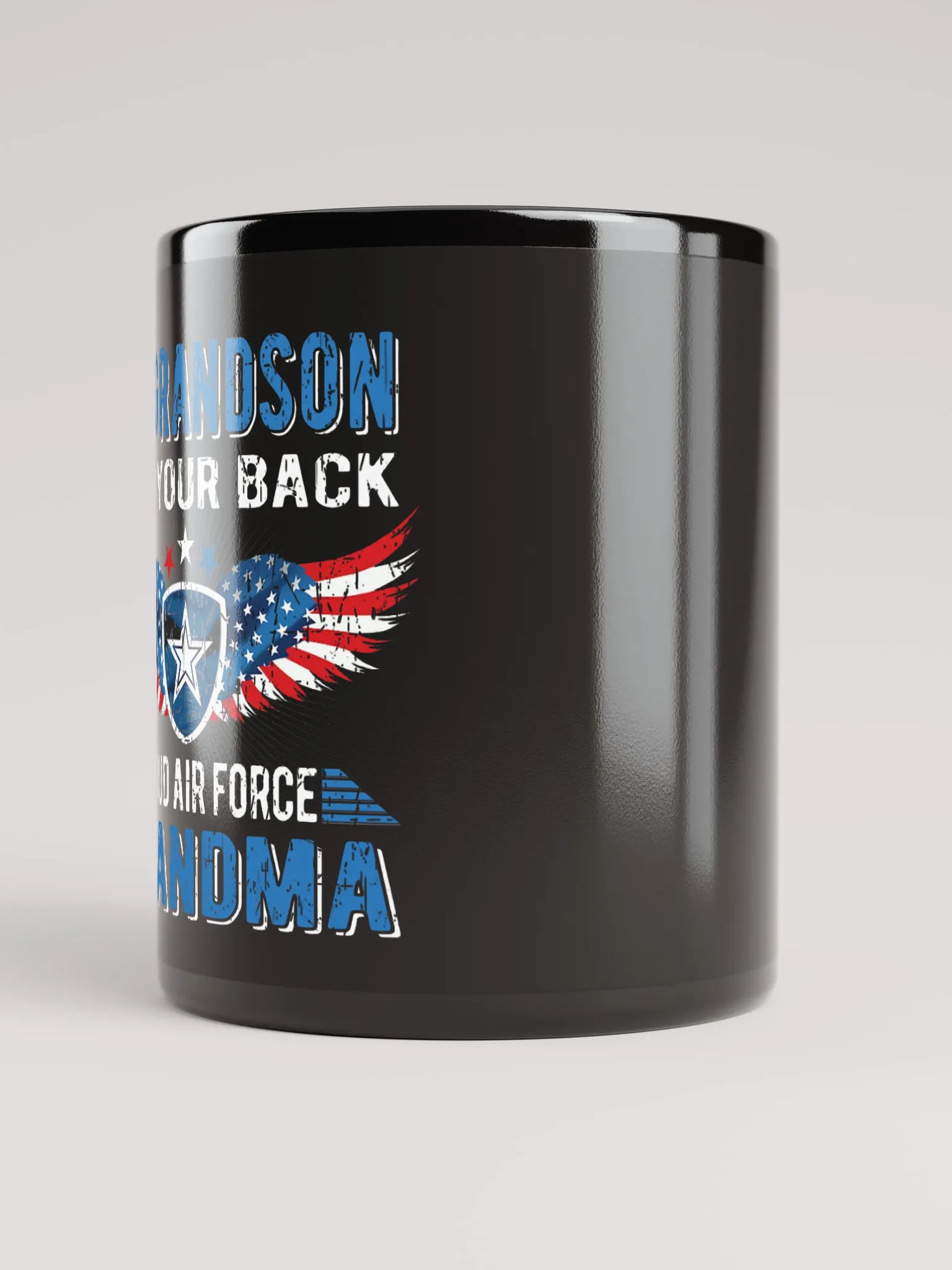 Proud Air Force Grandma - Black Mug product image (3)