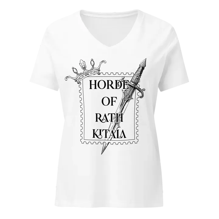 Rath Kitala Bella+Canvas Women's Relaxed V-Neck T-Shirt product image (9)