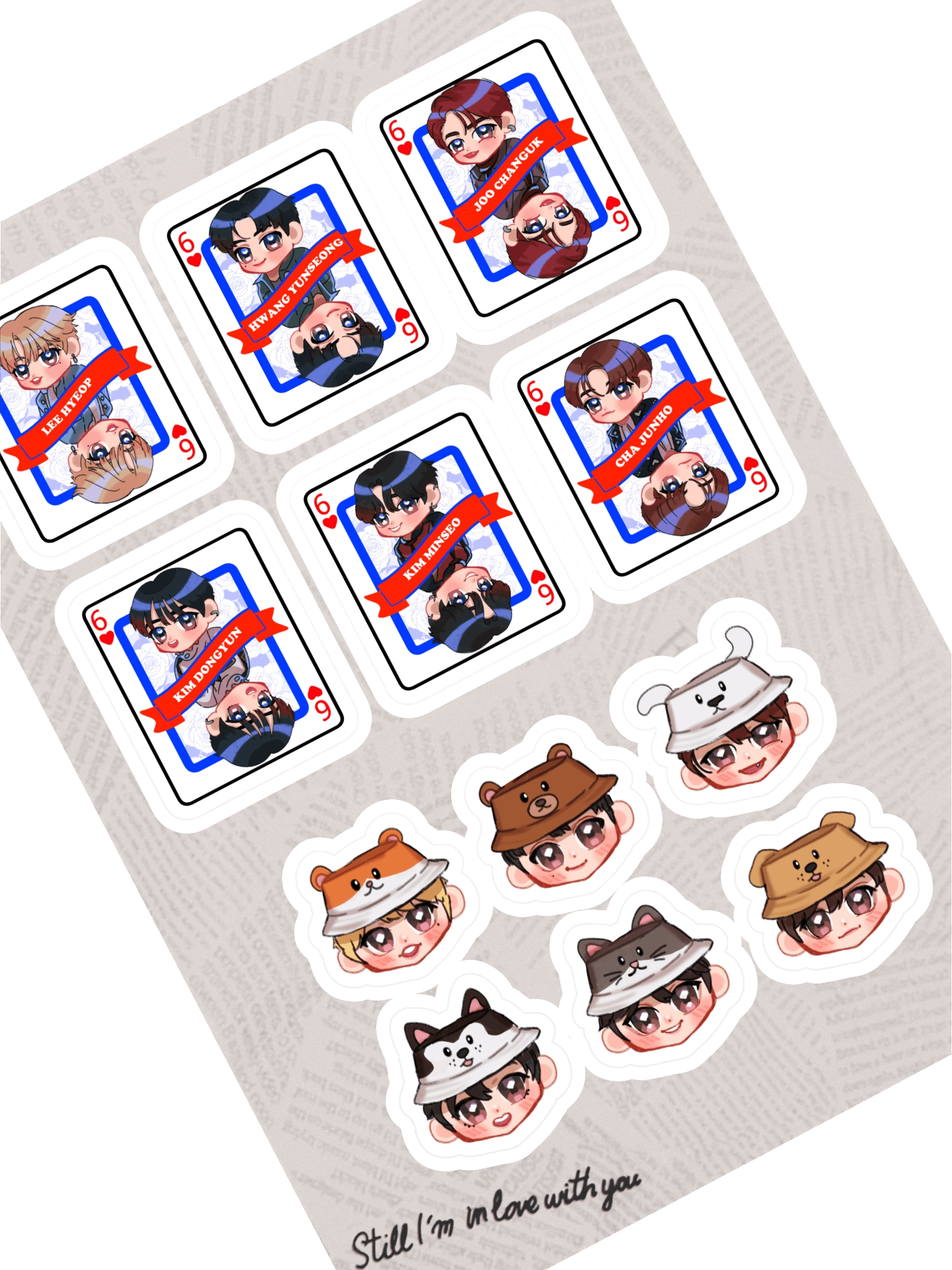 kcon 2024 stickers product image (1)