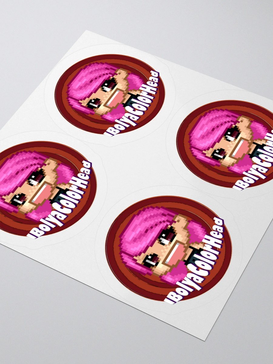 IbolyaColorHead Logo Stickers product image (9)