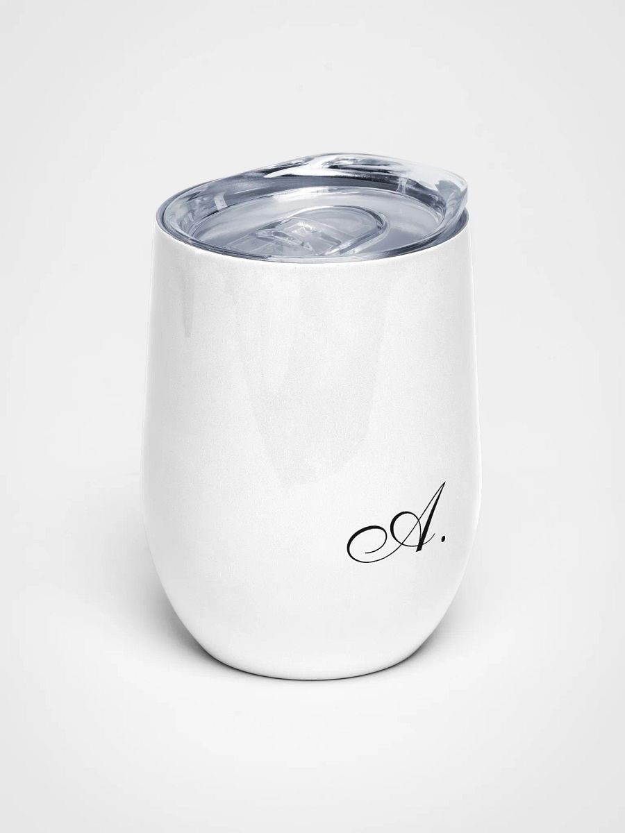 Elegant A Calligraphic Stainless Wine Tumbler product image (1)