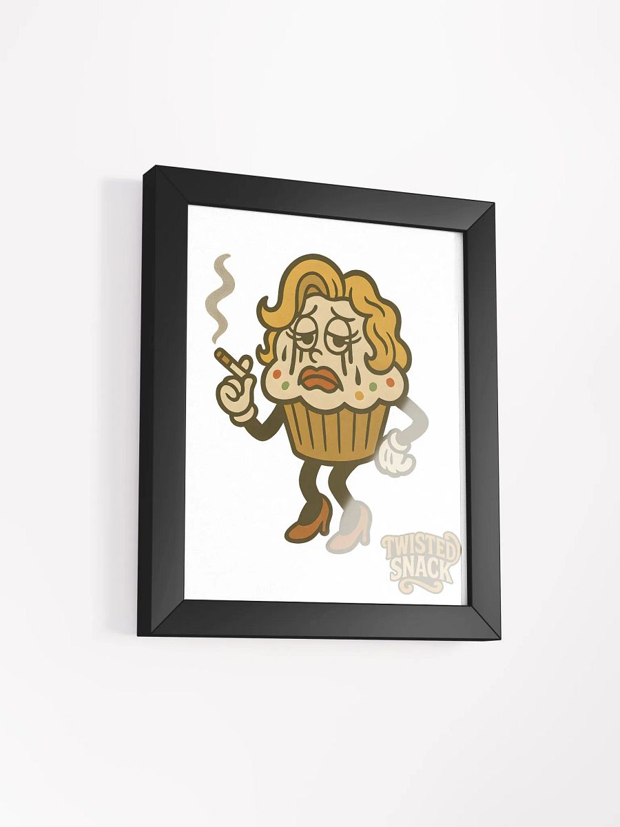 "Frosted & Feral" Framed Print – Twisted Snack Collection product image (2)