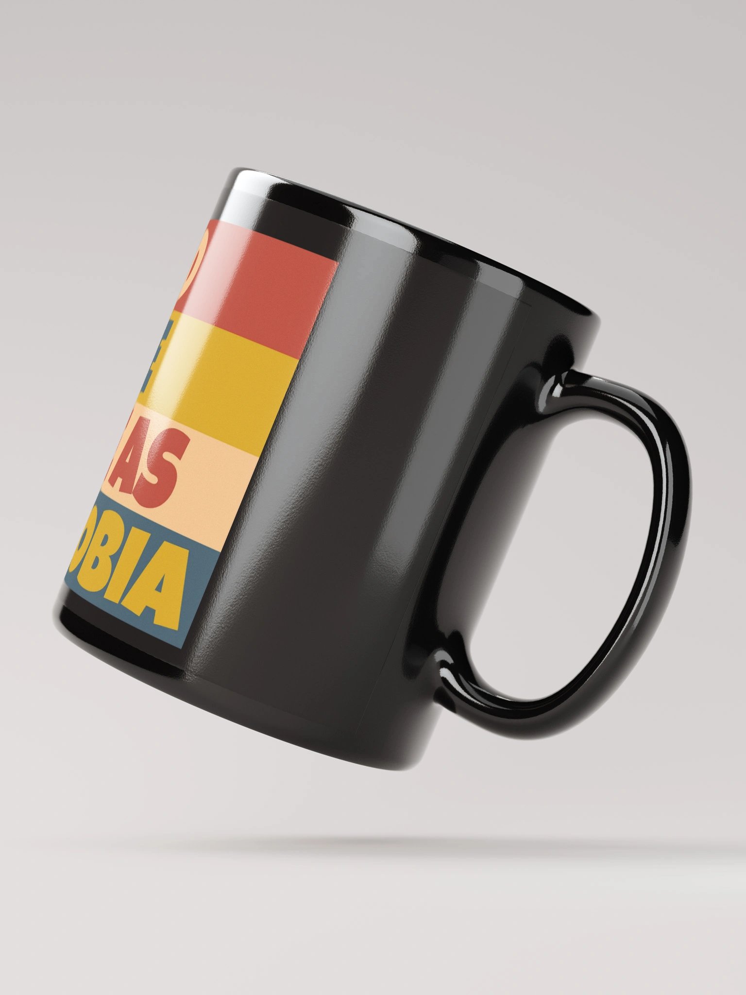 It's Weird Being The Same Age As BeardPhobia Mug Black product image (4)