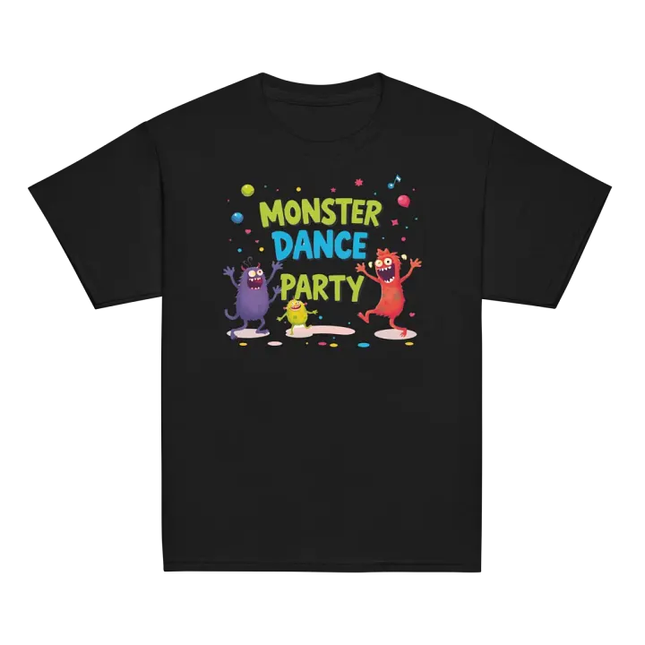 Monster Dance Party - Groovy Moves Kids Tee product image (2)