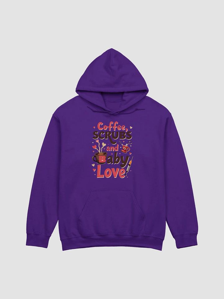 medic and parenting, Coffee, Scrubs and Baby Love Hoodie product image (4)