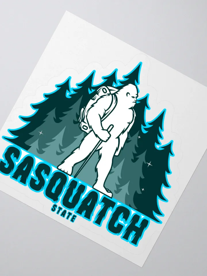 Sasquatch State Sticker (3 Sizes) product image (5)