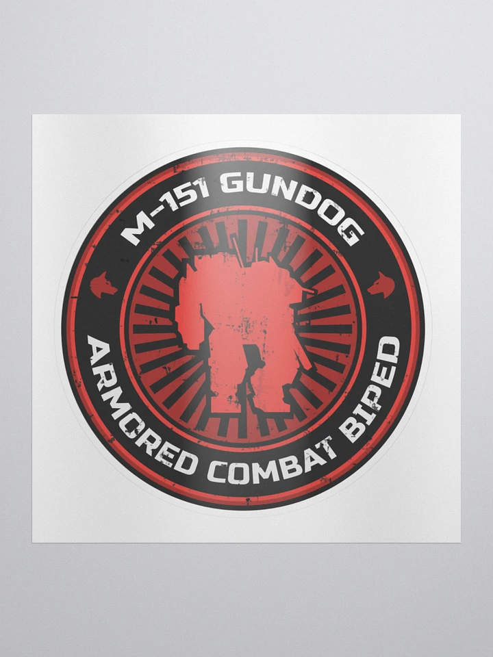 M-151 Gundog vinyl sticker product image (1)