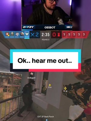 Ok… maybe I overreacted a bit…. #funny #ranch #rainbowsixsiege #jynxzi #fyp 