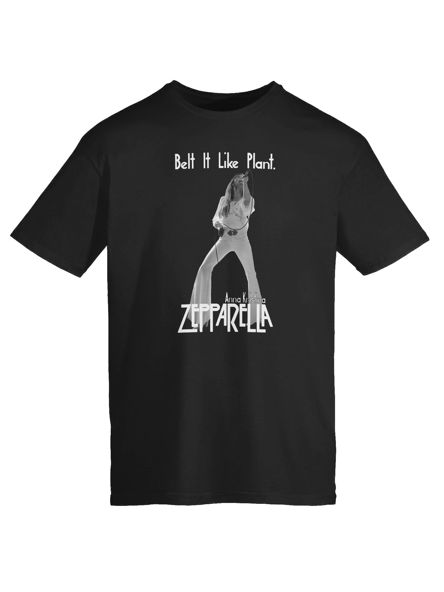 Belt It Like Plant - Anna Kristina Tee - Black and White Design product image (17)