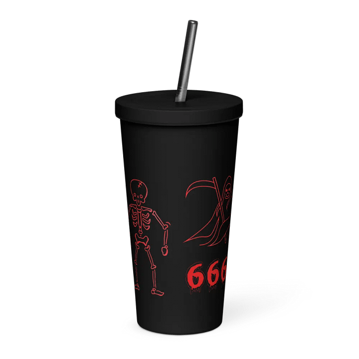 Insulated Tumbler with a Straw product image (2)
