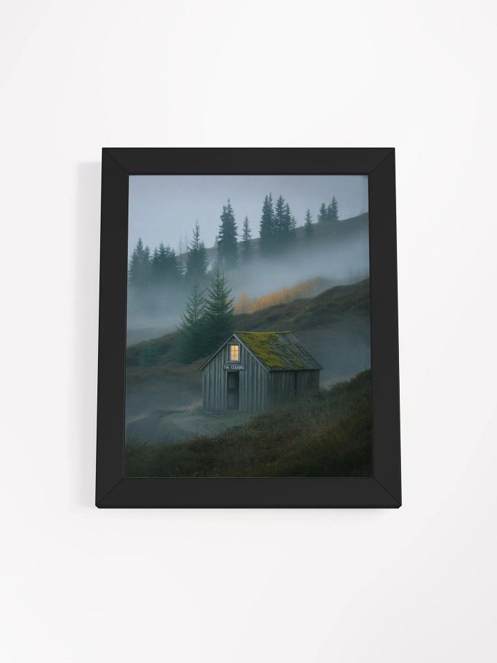 Misty Cabin Serenity Framed Poster product image (2)