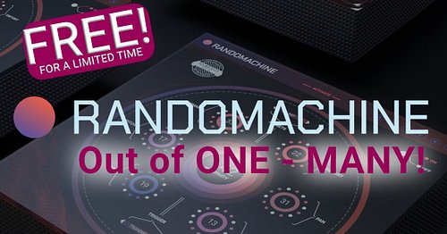 United Plugins works with SounDevice Digital unveiling RANDOMACHINE | Free For A limited time @unitedplugins
PRAGUE, CZECH RE...