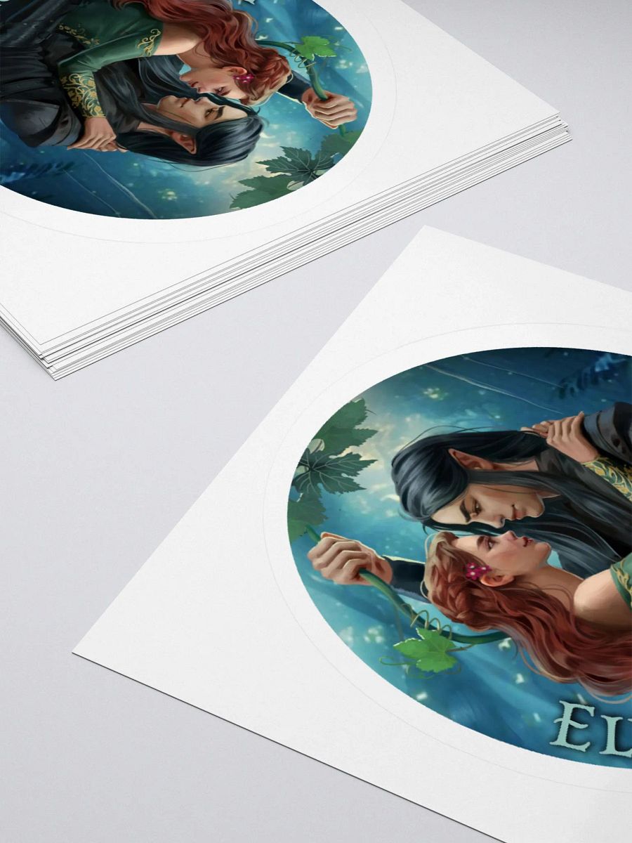 Elven Heartbound Sticker ~ Cerian & Arisanna product image (4)