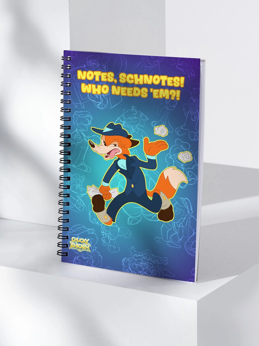 Freddy Fox Spiral Notebook product image (4)