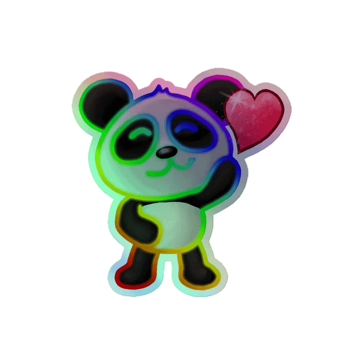One Love Holographic Sticker product image (2)