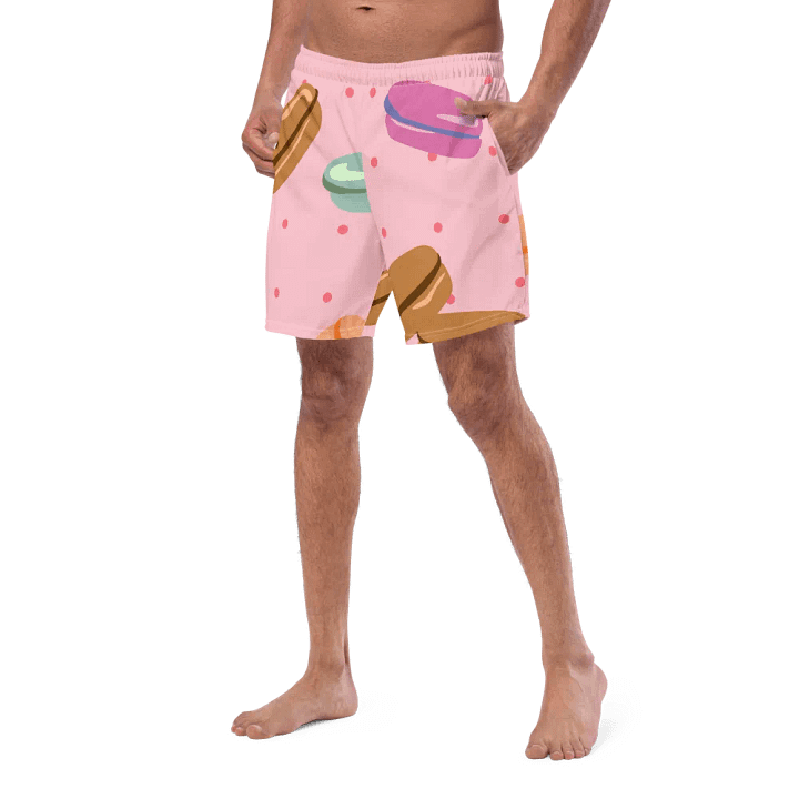 Macaron Madness Swim Trunks product image (2)