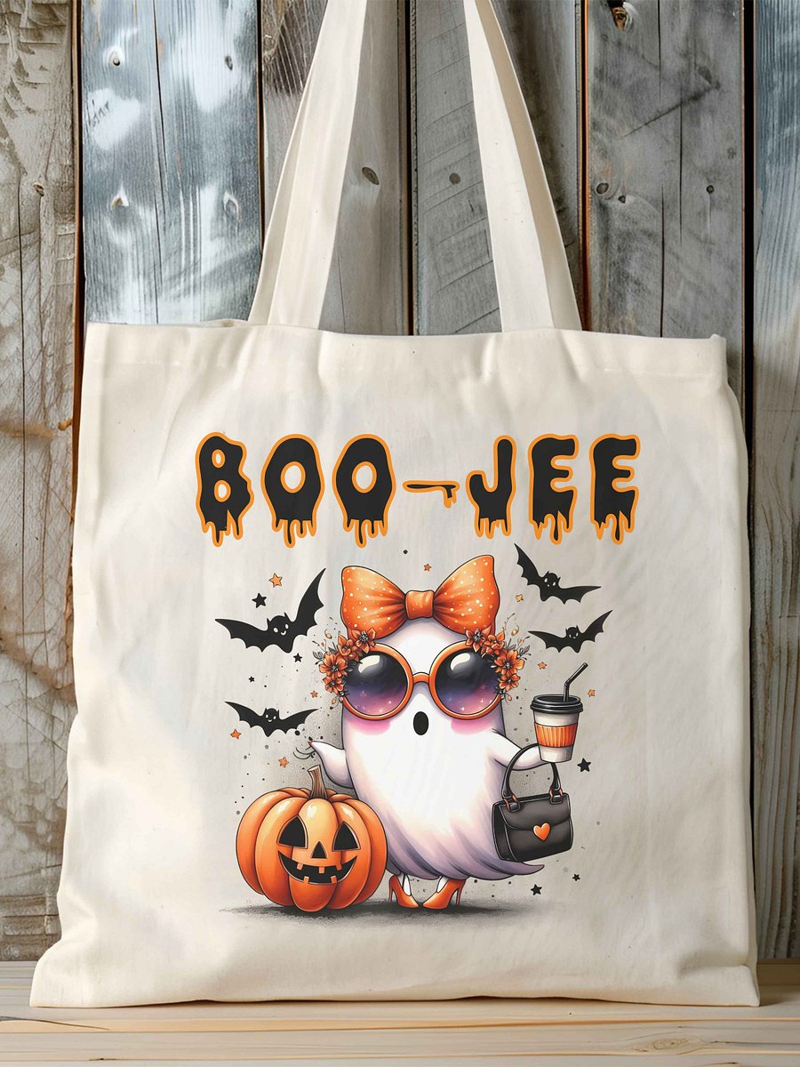 Boo-jee Ghost Halloween PNG, Cute Ghost Sublimation, Boujee Halloween Digital Download, Spooky Season Clipart, Pumpkin Ghost PNG product image (6)