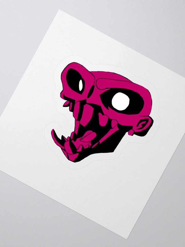 Zombie Monkey Velvet Kiss Sticker product image (4)
